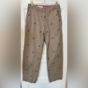 Pennington & Bailes Alabama Crimson Tide Stadium Pants Size 32